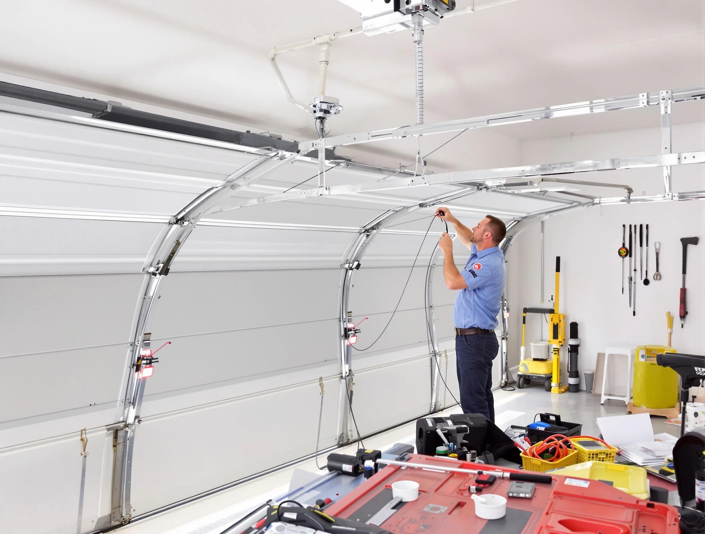 Garage door cable repair service by Paterson Garage Door Repair in Paterson