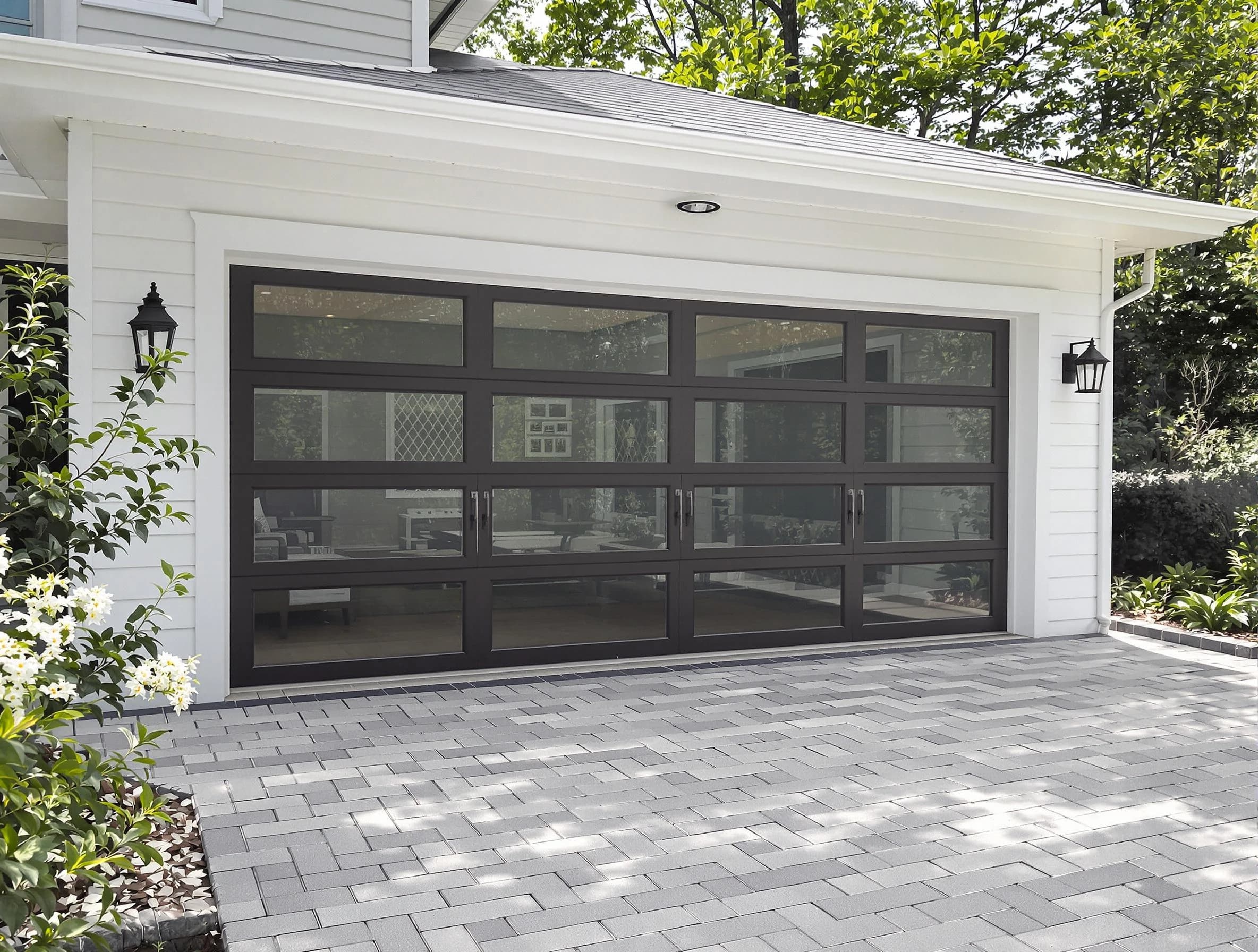 Paterson Garage Door Repair design specialist presenting custom garage door options to Paterson homeowner