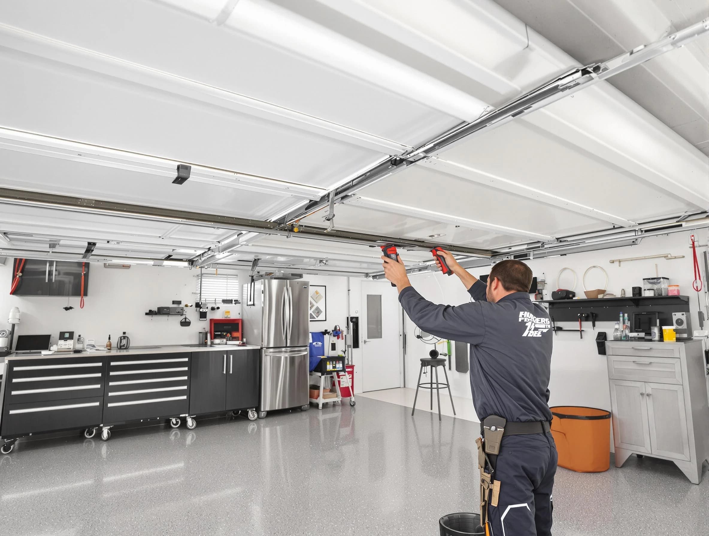 Overhead garage door repair service by Paterson Garage Door Repair in Paterson