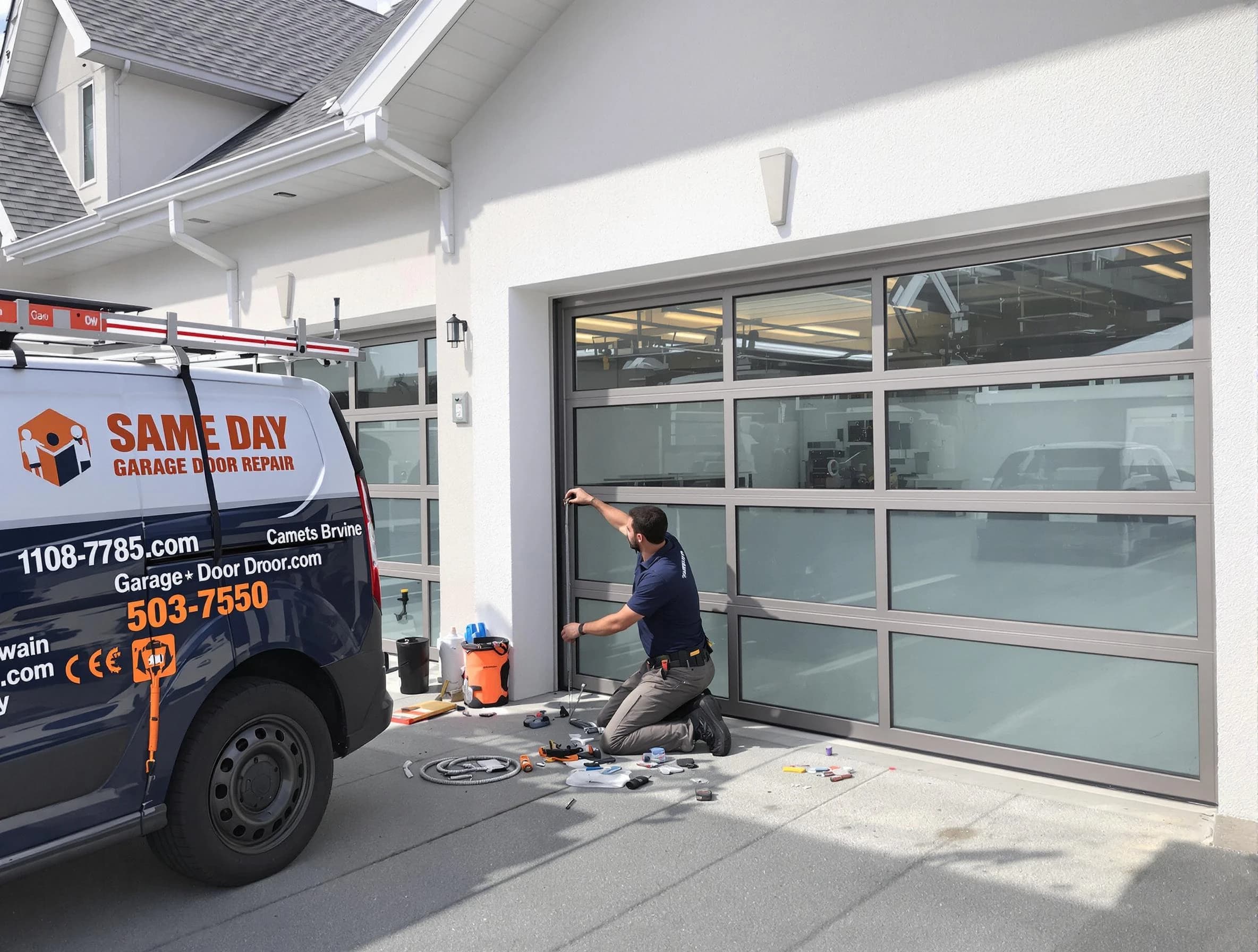Same-day garage door repair service by Paterson Garage Door Repair in Paterson