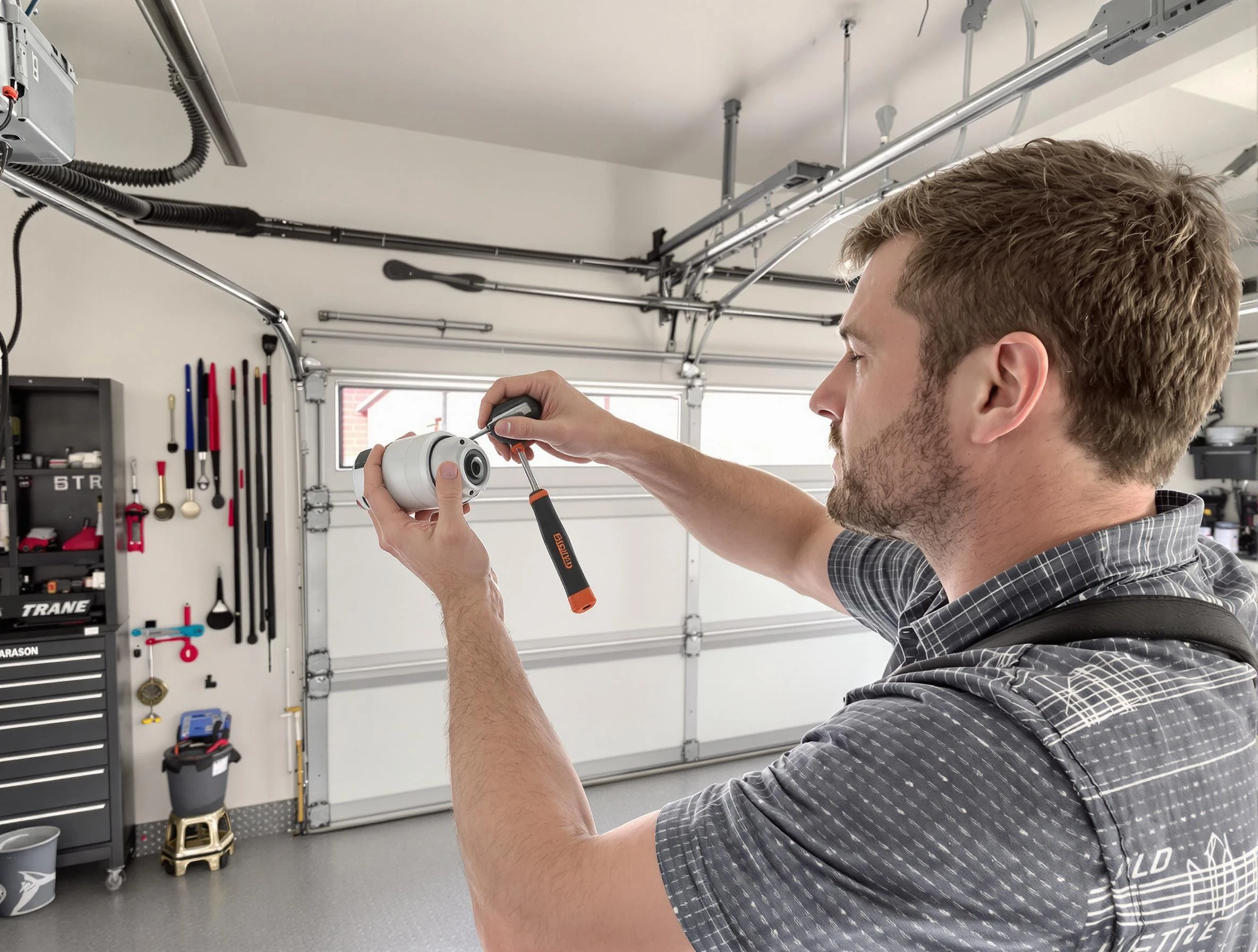 Garage door opener repair service by Paterson Garage Door Repair in Paterson