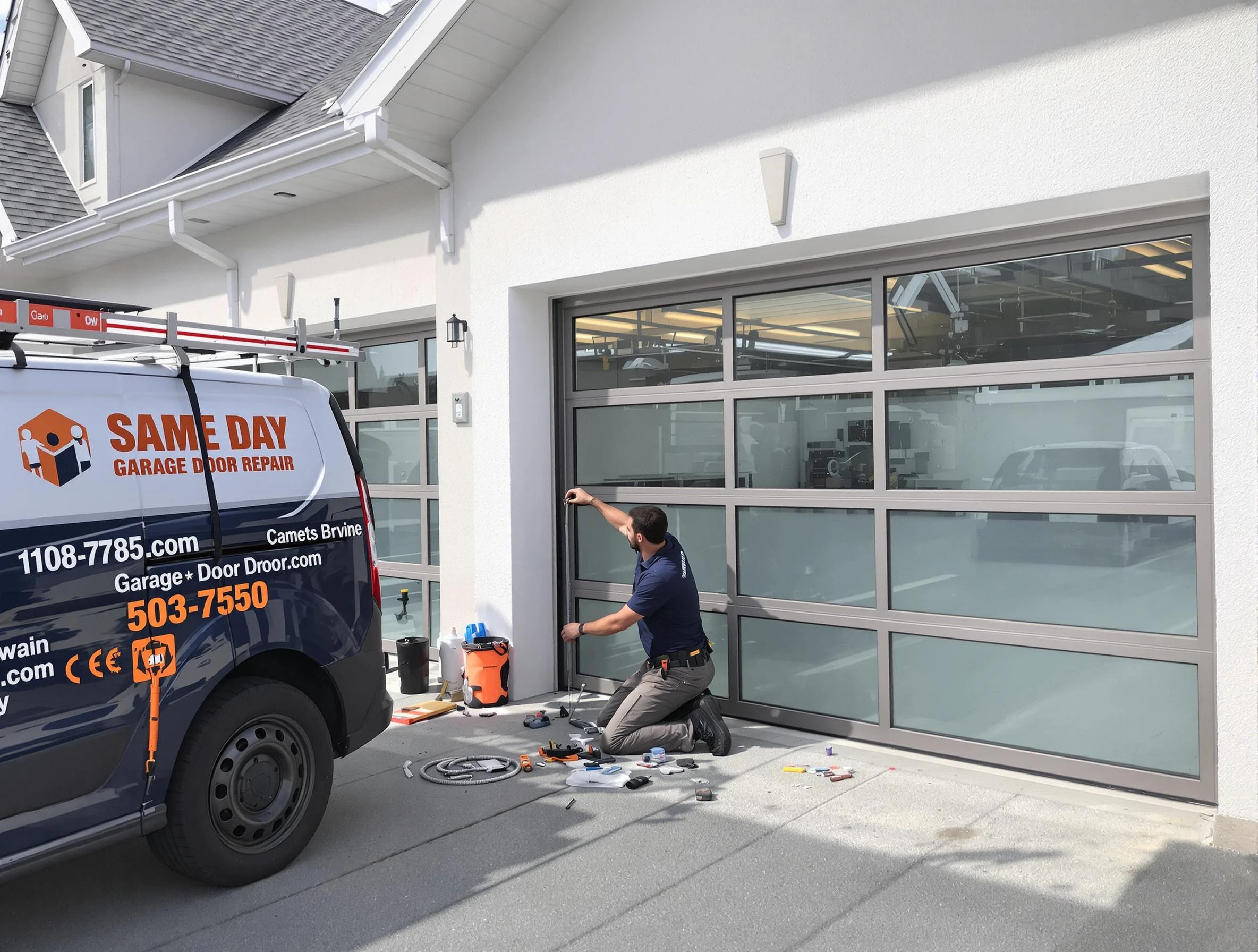 Same-day garage door repair service by Paterson Garage Door Repair in Paterson